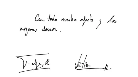 Las firmas de la familia real en la felicitación navideña de 2025 Las firmas de la familia real en la felicitación navideña de 2025