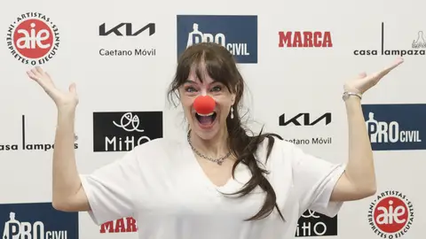 Beatriz Rico en la presentación del partido solidario del 27 de diciembre Beatriz Rico en la presentación del partido solidario del 27 de diciembre