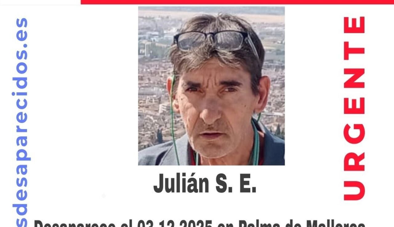 Imagen de Juli&aacute;n, desaparecido en Palma