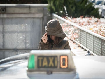 Imagen de Leire D&iacute;ez saliendo de la Audiencia Nacional.
