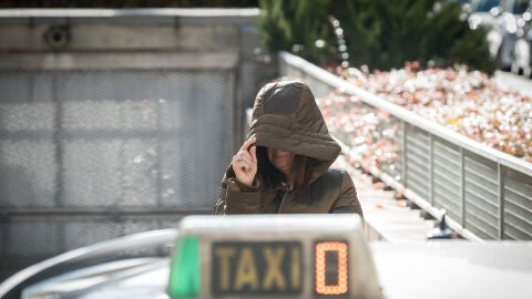 Imagen de Leire D&iacute;ez saliendo de la Audiencia Nacional.