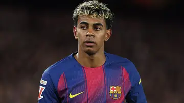 Lamine Yamal en un partido de LaLiga Lamine Yamal en un partido de LaLiga