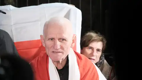 Imagen del activista bielorruso, Ales Biliastski, premio Nobel de la Paz Imagen del activista bielorruso, Ales Biliastski, premio Nobel de la Paz