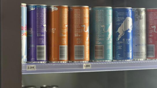 Imagen de archivo de bebidas energ&eacute;ticas.