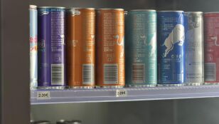 Imagen de archivo de bebidas energ&eacute;ticas.