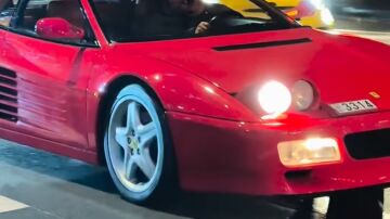 Fernando Alonso con el Ferrari 512 TR