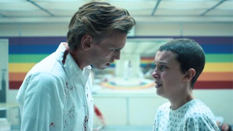 Venca y Eleven en Stranger Things 4