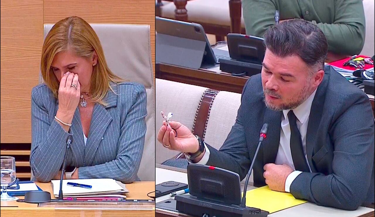 Salom&eacute; Pradas y Gabrial Rufi&aacute;n, en la comisi&oacute;n de la DANA