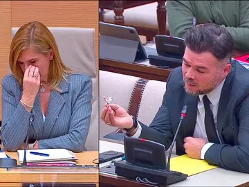 Salomé Pradas y Gabrial Rufián, en la comisión de la DANA Salomé Pradas y Gabrial Rufián, en la comisión de la DANA