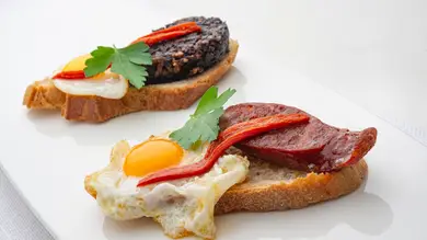 Pincho de cojonudo y cojonuda, de Karlos Arguiñano: Pincho de cojonudo y cojonuda, de Karlos Arguiñano: