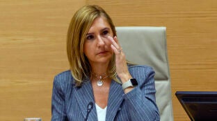 La exconsellera valenciana de Justicia e Interior Salom&eacute; Pradas durante su comparecencia en la comisi&oacute;n del Congreso sobre la dana/ EFE/ Javier Liz&oacute;n