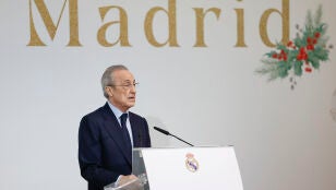 Florentino P&eacute;rez, en el discurso navide&ntilde;o ante los medios