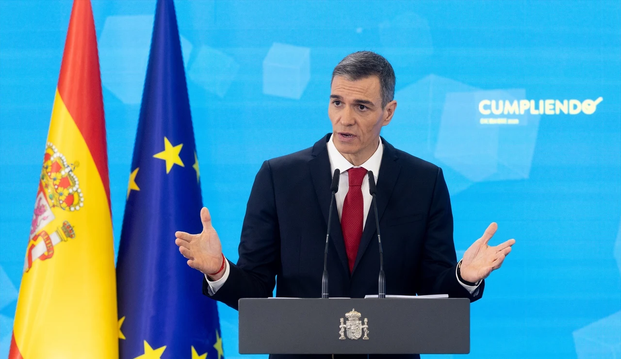 Pedro Sánchez hace balance político del año 2025