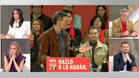 Los tertulianos de "Espejo Público" responden a las críticas de Pedro Sánchez Los tertulianos de "Espejo Público" responden a las críticas de Pedro Sánchez