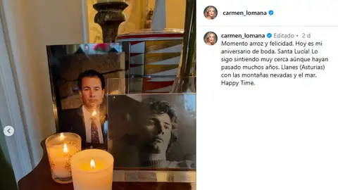 Recuerdo de Carmen Lomano a Guillermo Recuerdo de Carmen Lomano a Guillermo