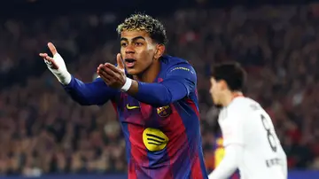 Lamine Yamal, en un partido con el Barcelona Lamine Yamal, en un partido con el Barcelona