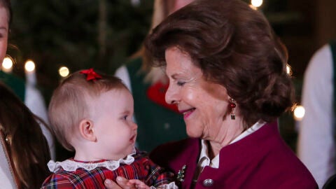  Princesa Inés, duquesa de Västerbotten, y Silvia de Suecia
