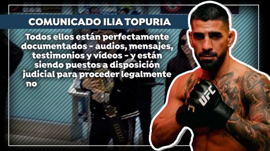 Ilia Topuria, acusado de maltrato.