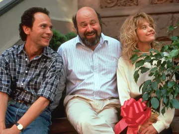 Rob Reiner con Billy Crystal y Meg Ryan Rob Reiner con Billy Crystal y Meg Ryan