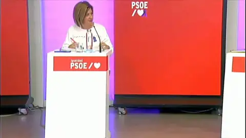 Leire Díez en el debate Leire Díez en el debate