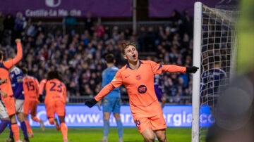 Ferm&iacute;n celebra el gol de Christensen ante el Guadalajara