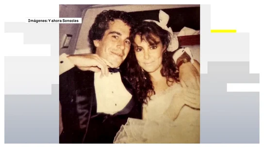 Jeffrey Epstein con Ana Obregón Jeffrey Epstein con Ana Obregón