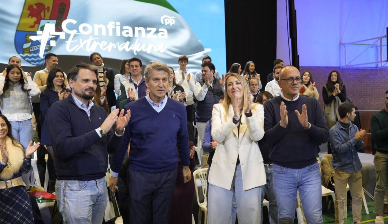 Feij&oacute;o retoma este martes su agenda electoral con actos en Zah&iacute;nos y Jerez de los Caballeros (Badajoz)