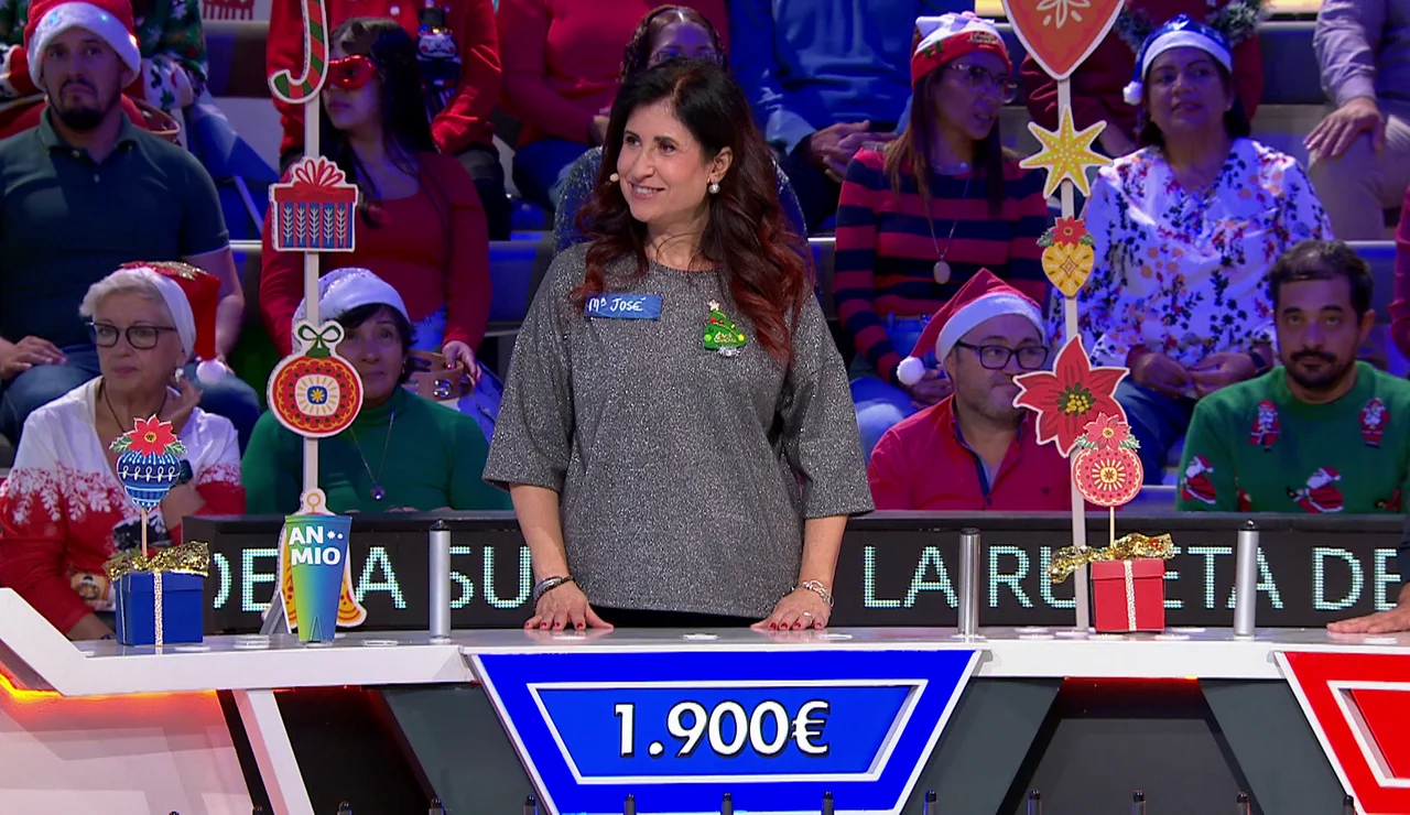 ¡María José se lleva 3.100 euros en La ruleta de la suerte!