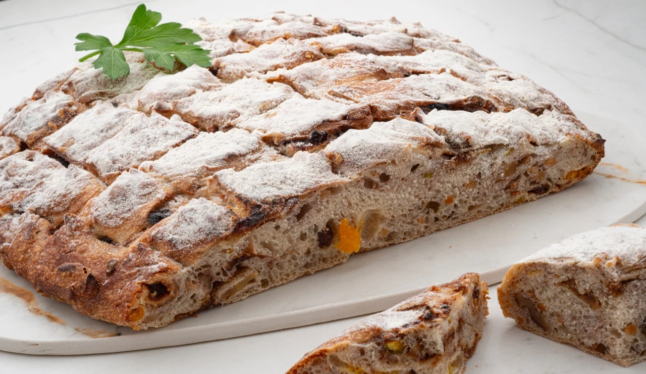 Pan de frutos para Navidad
