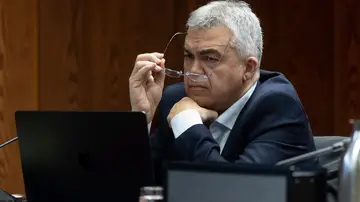 El ex secretario de Organización del PSOE Santos Cerdán durante la Comisión de Investigación del ‘caso Koldo’ El ex secretario de Organización del PSOE Santos Cerdán durante la Comisión de Investigación del ‘caso Koldo’
