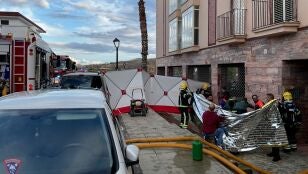 Dotaci&oacute;n de Bomberos en el edificio