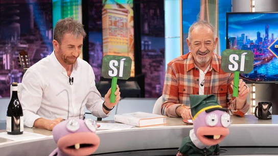 "Parecemos hermanos gemelos": Pablo Motos y Karlos Arguiñano se enfrentan al test del yayo interior "Parecemos hermanos gemelos": Pablo Motos y Karlos Arguiñano se enfrentan al test del yayo interior