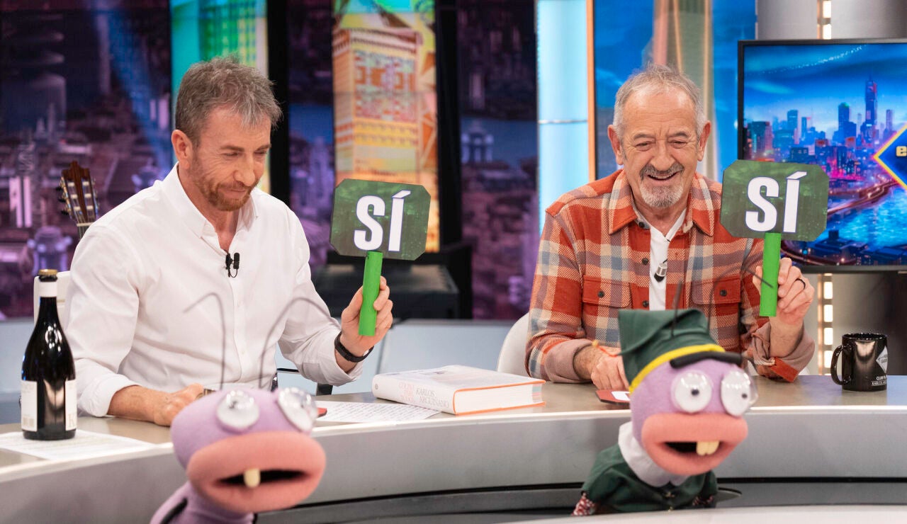 "Parecemos hermanos gemelos": Pablo Motos y Karlos Argui&ntilde;ano se enfrentan al test del yayo interior