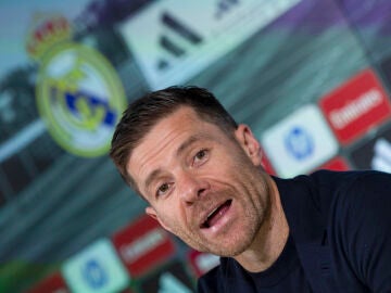 Xabi Alonso en la Ciudad Deportiva de Valdebebas, Madrid