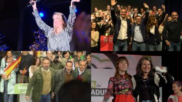 Los candidatos de las elecciones de Extremadura 2025 