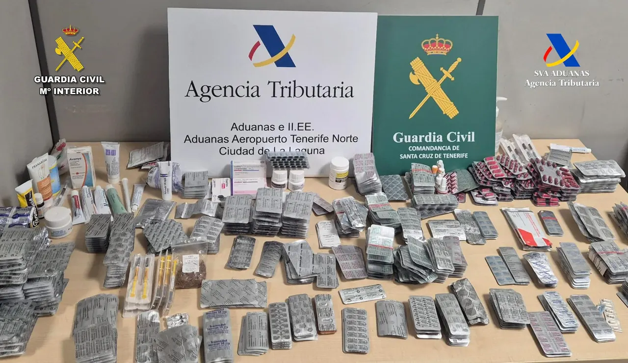 Pretendían volar con más de 70.000 medicamentos sin documentación
