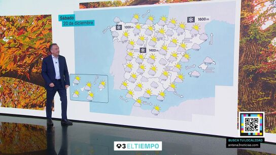 Roberto Brasero alerta: "El domingo costar&aacute; llegar a los 10&ordm; en buena parte de Espa&ntilde;a"