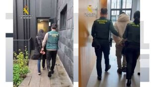 Imagen de los detenidos por las agresiones sexuales ocurridas en Valdeorras.