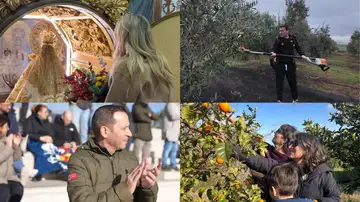 Imagen de los candidatos extremeños durante la jornada de reflexión Imagen de los candidatos extremeños durante la jornada de reflexión
