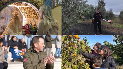 Imagen de los candidatos extreme&ntilde;os durante la jornada de reflexi&oacute;n 