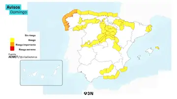La llegada del invierno trae fuerte oleaje, lluvias y nevadas con avisos en gran parte de España La llegada del invierno trae fuerte oleaje, lluvias y nevadas con avisos en gran parte de España