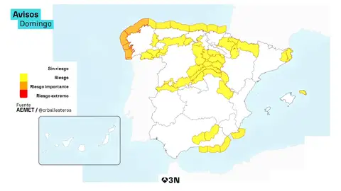 La llegada del invierno trae fuerte oleaje, lluvias y nevadas con avisos en gran parte de España La llegada del invierno trae fuerte oleaje, lluvias y nevadas con avisos en gran parte de España