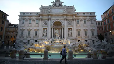 Imagen de la Fontana di Trevi Imagen de la Fontana di Trevi
