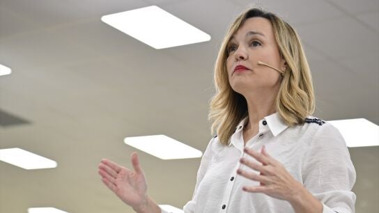 La secretaria general del PSOE de Arag&oacute;n y candidata a la Presidencia del Gobierno de Arag&oacute;n, Pilar Alegr&iacute;a
