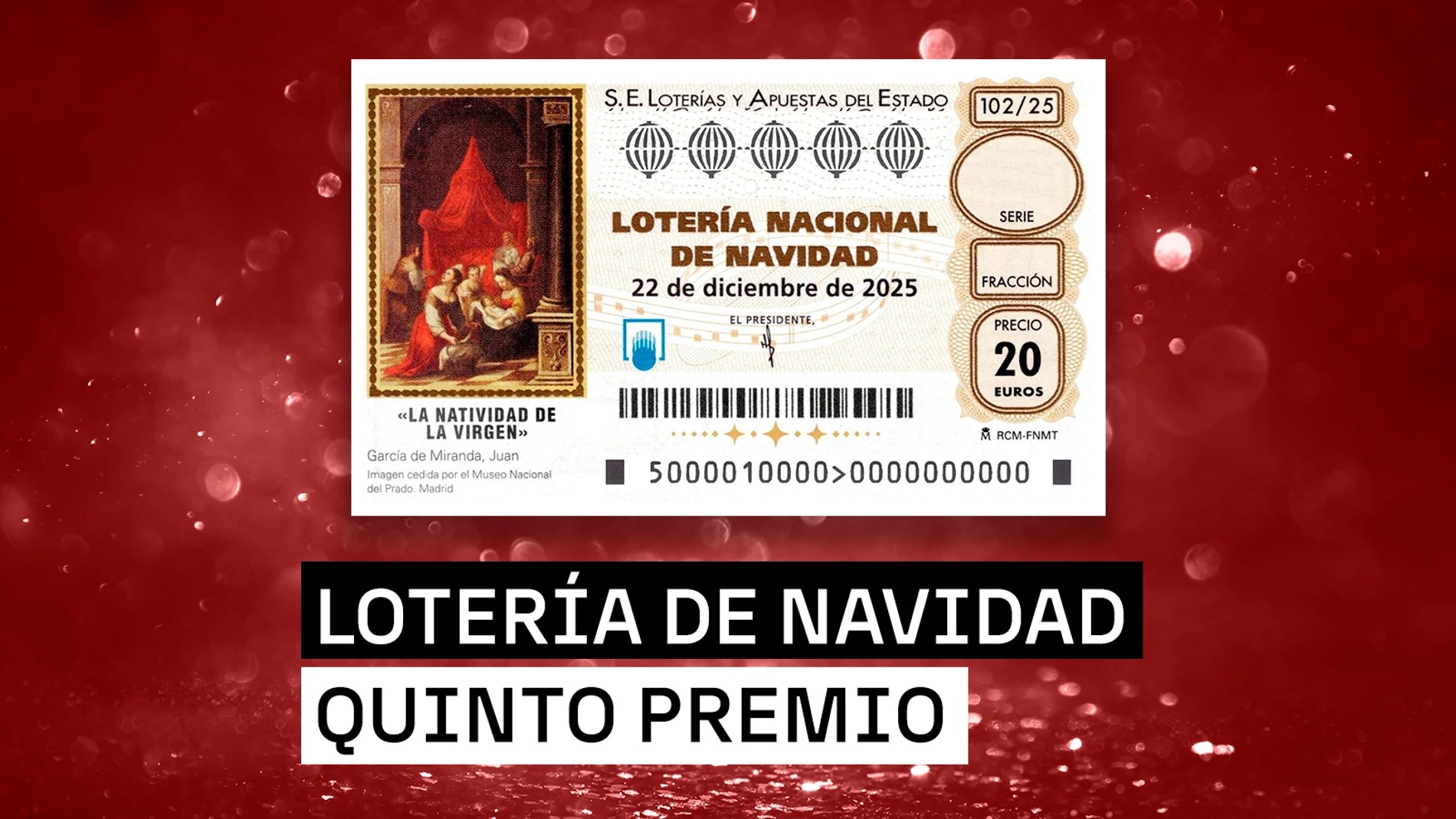 Preparados para el cuarto quinto premio de la Lotería de Navidad 2025 Preparados para el cuarto quinto premio de la Lotería de Navidad 2025