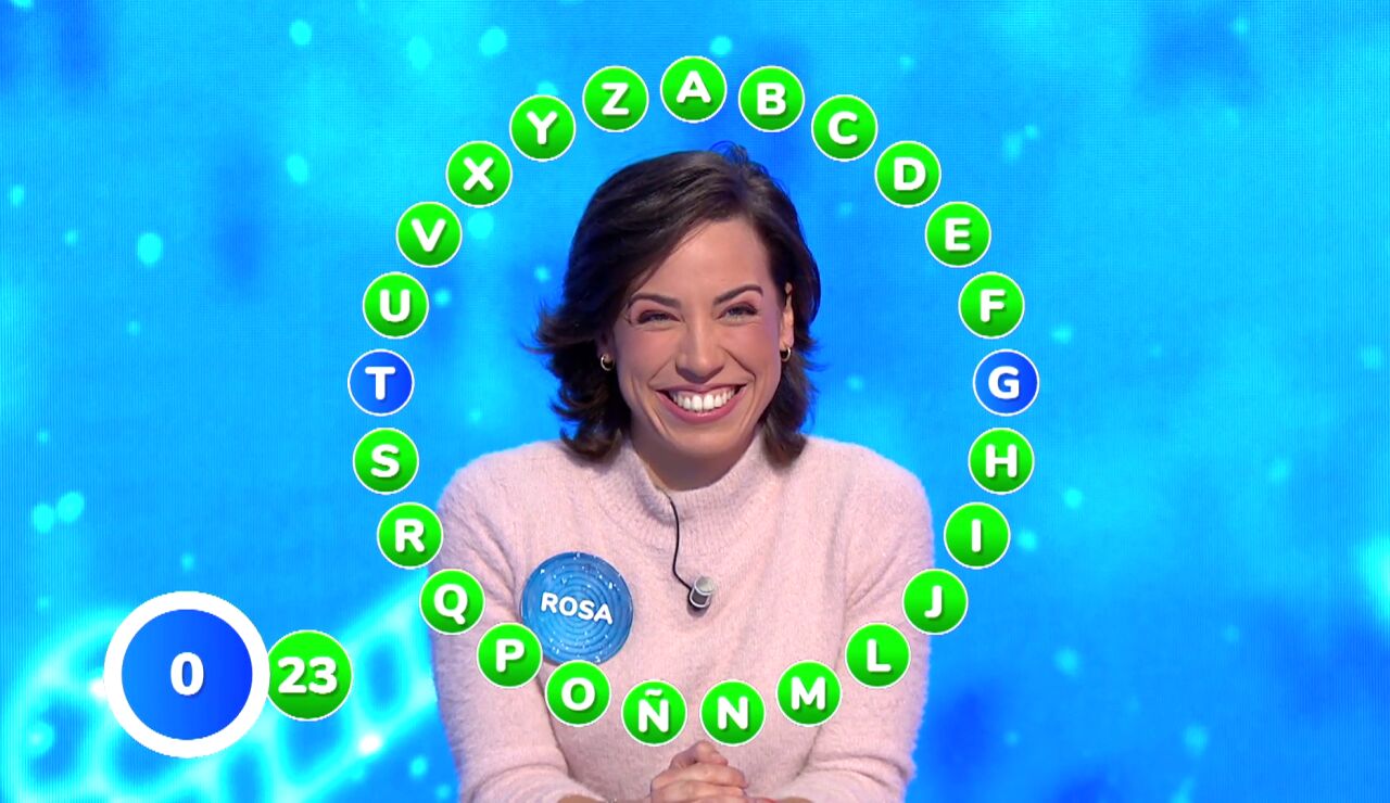 Rosa roza el Gordo de Pasapalabra: inesperado desenlace en El Rosco con sabor a victoria