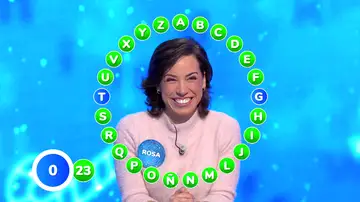 Rosa roza el Gordo de Pasapalabra: inesperado desenlace en El Rosco con sabor a victoria Rosa roza el Gordo de Pasapalabra: inesperado desenlace en El Rosco con sabor a victoria