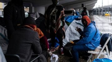 Desalojados del instituto B9 que despu&eacute;s ocuparon Can Bof&iacute; Vell (Badalona)