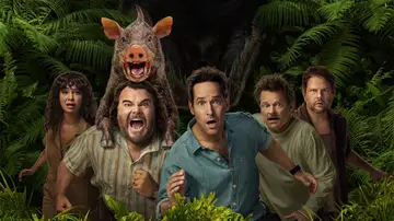 Paul Rudd y Jack Black en Anaconda Paul Rudd y Jack Black en Anaconda