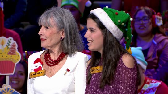 Carmen y Martina sorprenden en La ruleta de la suerte con un regalo muy especial